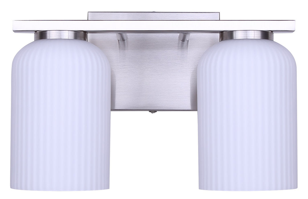 Canarm - IVL1241A02BN - Two Light Vanity - Bram - Brushed Nickel