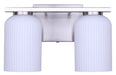 Canarm - IVL1241A02BN - Two Light Vanity - Bram - Brushed Nickel