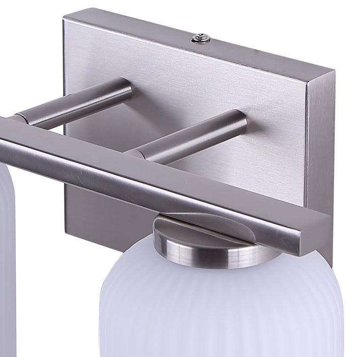 Canarm - IVL1241A02BN - Two Light Vanity - Bram - Brushed Nickel