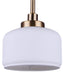 Canarm - IPL2252B01GD - One Light Pendant - Clare - Gold