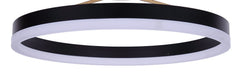 Canarm - LFM335A16BKG - LED Flush Mount - Louie - Matte Black + Gold