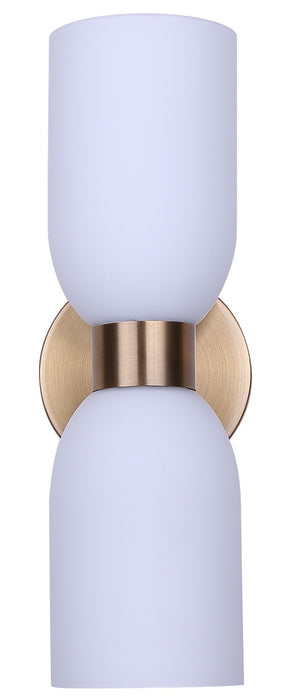 Canarm - IWF1251A02GD - Two Light Wall Fixture - Darius - Gold