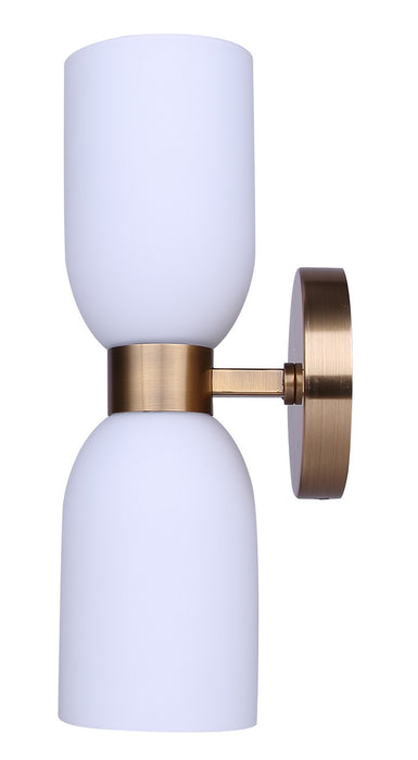 Canarm - IWF1251A02GD - Two Light Wall Fixture - Darius - Gold