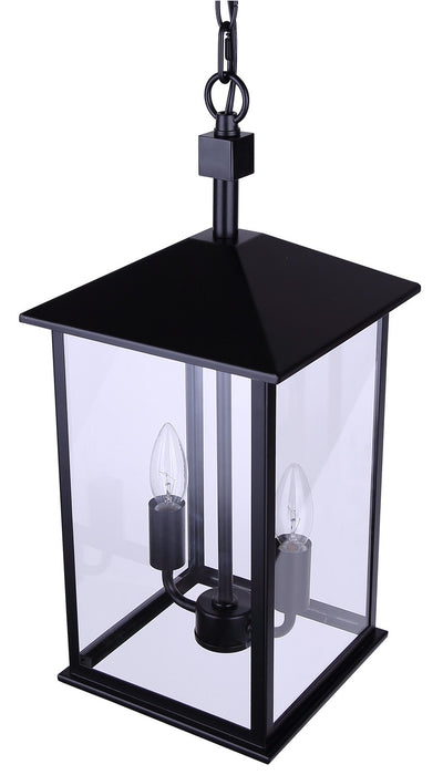 Canarm - IOL769BK - Two Light Outdoor Pendant - Rossland - Matte Black