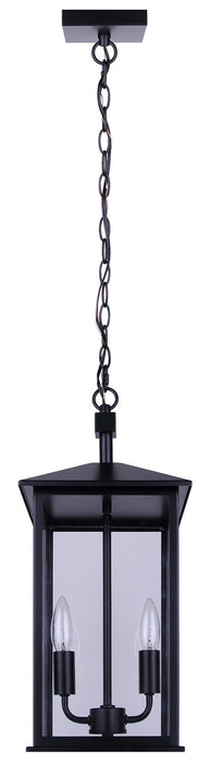 Canarm - IOL769BK - Two Light Outdoor Pendant - Rossland - Matte Black