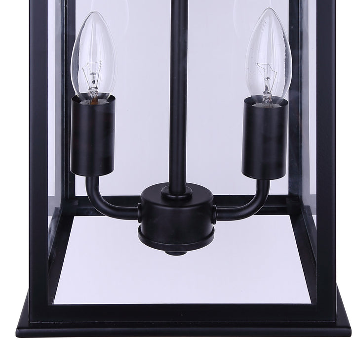 Canarm - IOL769BK - Two Light Outdoor Pendant - Rossland - Matte Black