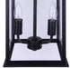 Canarm - IOL769BK - Two Light Outdoor Pendant - Rossland - Matte Black