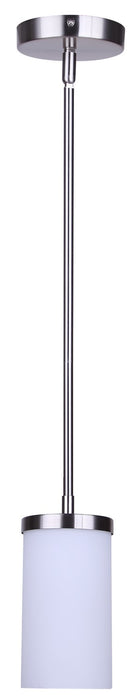 Canarm - IPL1234A01BN-FO - One Light Pendant - Britton - Brushed Nickel