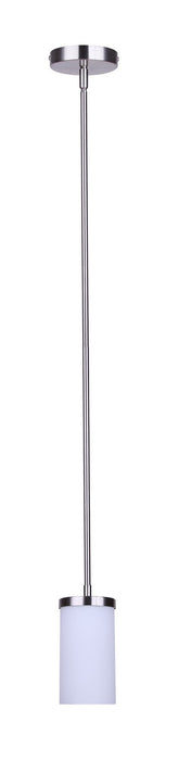 Canarm - IPL1234A01BN-FO - One Light Pendant - Britton - Brushed Nickel