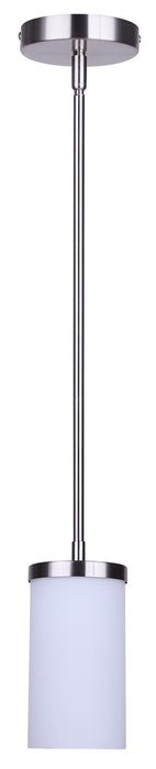 Canarm - IPL1234A01BN-FO - One Light Pendant - Britton - Brushed Nickel