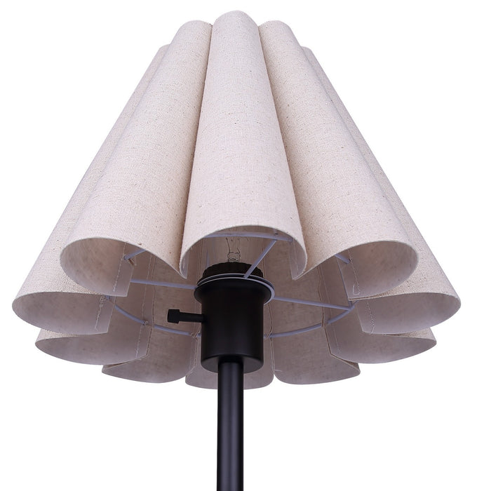 Canarm - ITL1239A23BK - One Light Table Lamp - Iris - Matte Black