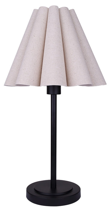 Canarm - ITL1239A23BK - One Light Table Lamp - Iris - Matte Black