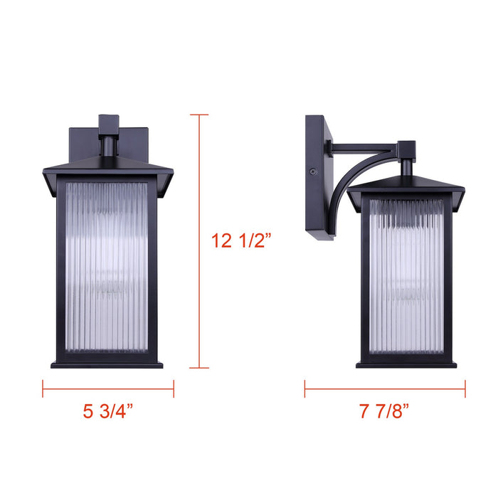 Canarm - IOL766BK - One Light Outdoor Down Light - Fernie - Matte Black