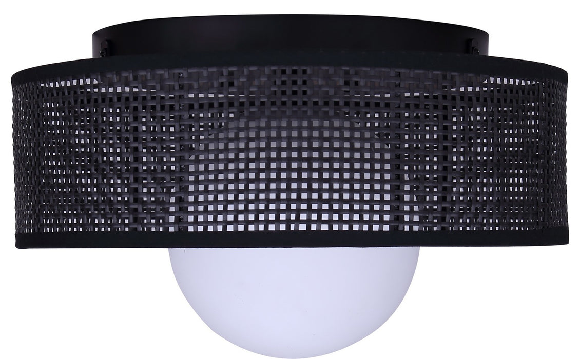Canarm - IFM2295B12BK - One Light Flush Mount - Thane - Matte Black