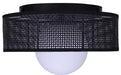 Canarm - IFM2295B12BK - One Light Flush Mount - Thane - Matte Black