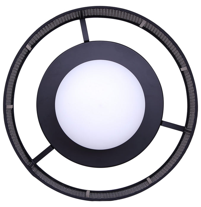 Canarm - IFM2295B12BK - One Light Flush Mount - Thane - Matte Black