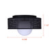 Canarm - IFM2295B12BK - One Light Flush Mount - Thane - Matte Black