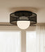 Canarm - IFM2295B12BK - One Light Flush Mount - Thane - Matte Black