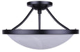 Canarm - ISF41BK - Three Light Semi-Flush Mount - Devon - Matte Black