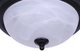 Canarm - IFM411MBK - Two Light Flush Mount - 41 Series - Matte Black