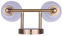 Canarm - IVL2249B02GD - Two Light Vanity - Solara - Gold