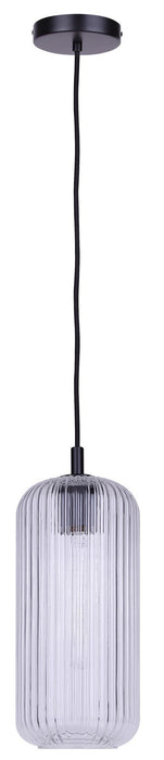 Canarm - IPL1250A01BK-CR - One Light Pendant - Malek - Matte Black