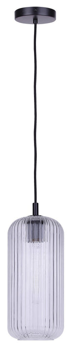 Canarm - IPL1250A01BK-CR - One Light Pendant - Malek - Matte Black