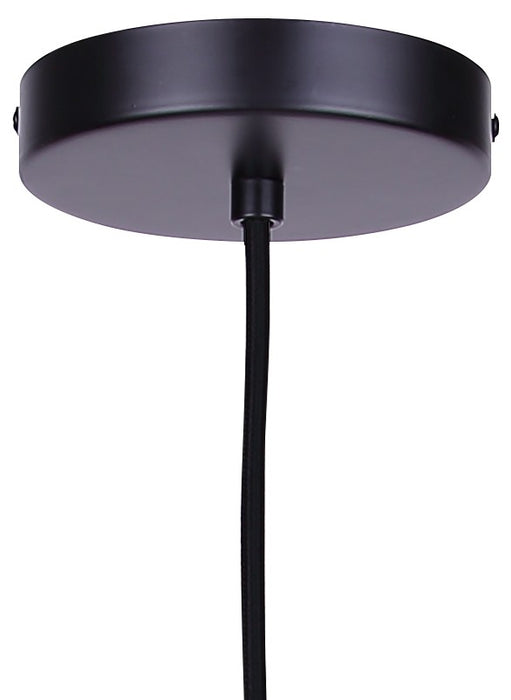 Canarm - IPL1250A01BK-CR - One Light Pendant - Malek - Matte Black