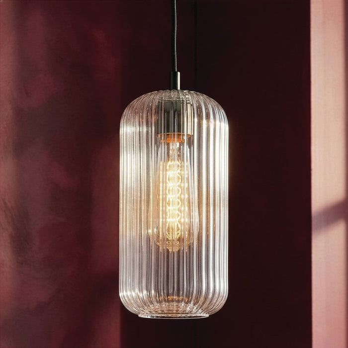 Canarm - IPL1250A01BK-CR - One Light Pendant - Malek - Matte Black