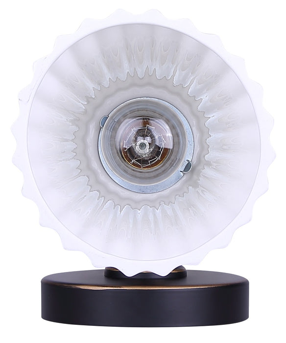 Canarm - IWF2274B02BK - Two Light Wall Sconce - Draven - Matte Black + White