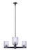 Canarm - ICH1243A04BK - Four Light Chandelier - Renzo - Matte Black