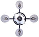 Canarm - ICH1243A04BK - Four Light Chandelier - Renzo - Matte Black