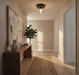 Canarm - IFM1234A09BK - One Light Flush Mount - Britton - Matte Black