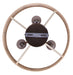 Canarm - IPL2270B03GD18 - Three Light Pendant - Manille - Gold + Natural Rattan