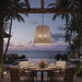Canarm - IPL2270B03GD18 - Three Light Pendant - Manille - Gold + Natural Rattan