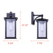 Canarm - IOL768BK - One Light Outdoor Down Light - Rossland - Matte Black