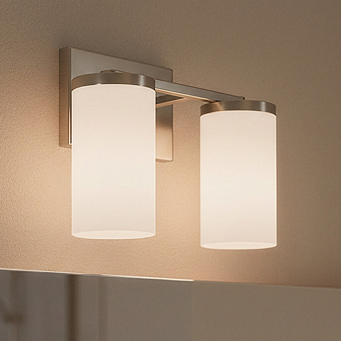 Canarm - IVL1234A02BN-FO - Two Light Vanity - Britton - Brushed Nickel