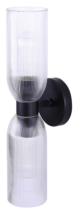 Canarm - IWF1252A02BK - Two Light Wall Fixture - Omarion - Matte Black