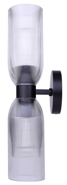 Canarm - IWF1252A02BK - Two Light Wall Fixture - Omarion - Matte Black