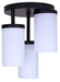 Canarm - ISF1234A03BK-FO - Three Light Semi-Flush Mount - Britton - Matte Black