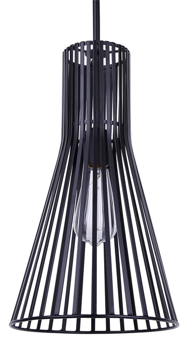 Canarm - IPL1238A01BK - One Light Pendant - Elim - Matte Black