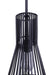 Canarm - IPL1238A01BK - One Light Pendant - Elim - Matte Black