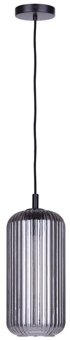 Canarm - IPL1250A01BK-SR - One Light Pendant - Malek - Matte Black