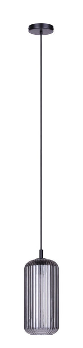 Canarm - IPL1250A01BK-SR - One Light Pendant - Malek - Matte Black
