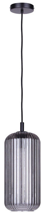 Canarm - IPL1250A01BK-SR - One Light Pendant - Malek - Matte Black