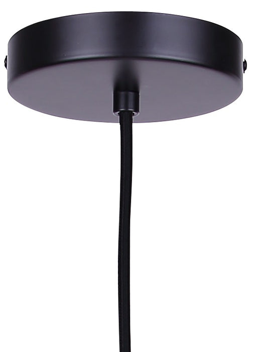Canarm - IPL1250A01BK-SR - One Light Pendant - Malek - Matte Black