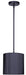 Canarm - IPL1119A01BK - One Light Pendant - Rexton - Matte Black