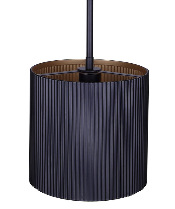 Canarm - IPL1119A01BK - One Light Pendant - Rexton - Matte Black