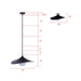 Canarm - IPL2265B01BK - One Light Pendant - Termoli - Matte Black