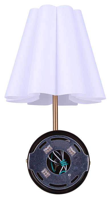 Canarm - IWF1239A01GD - One Light Wall Sconce - Iris - Gold